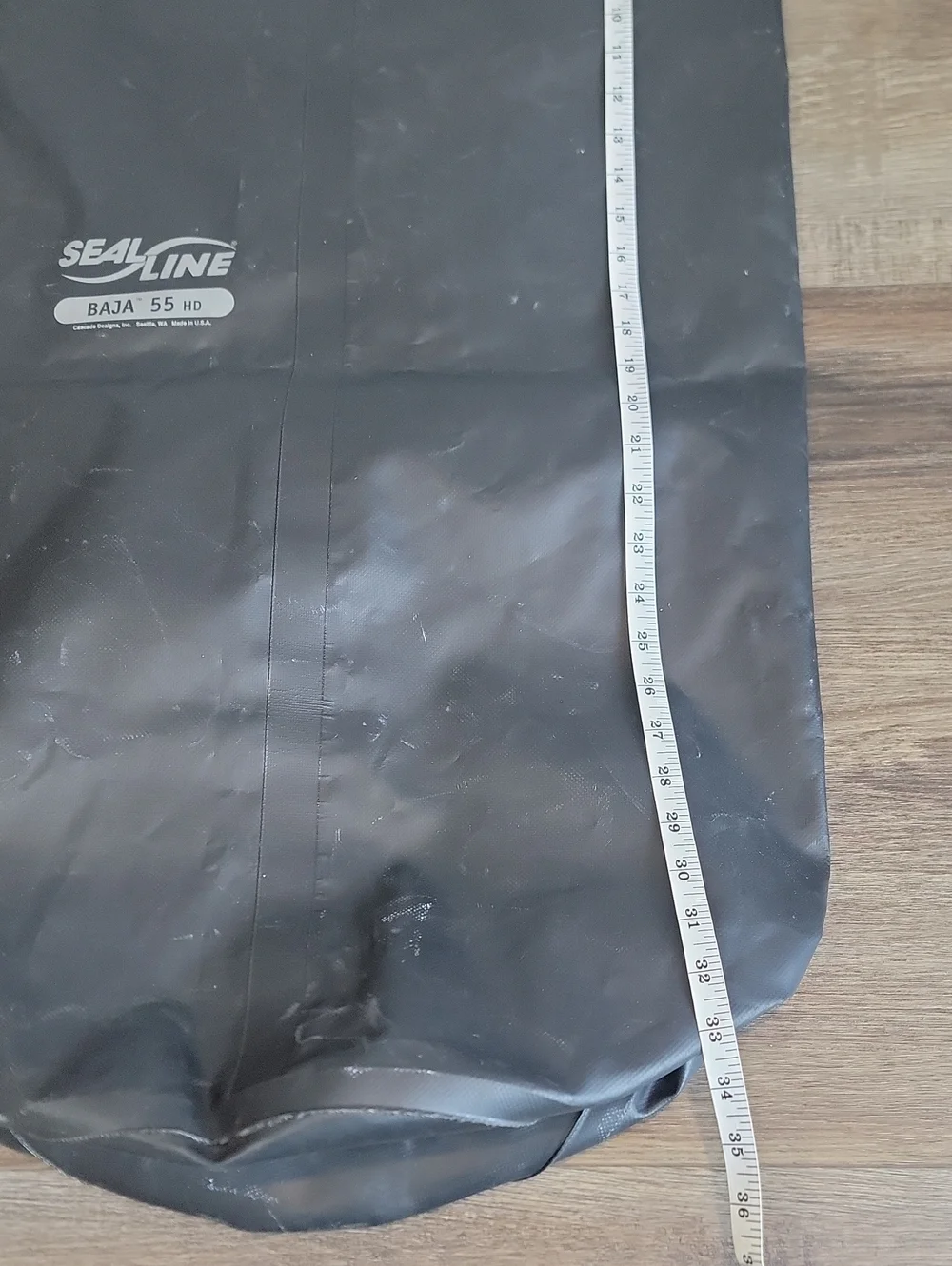 Seal Line Large Capacity 55L Black Waterproof Dry Bag